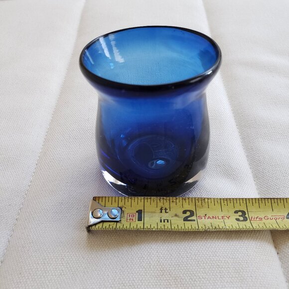 Pottery Barn Cobalt Blue Candle votive holder - Picture 7 of 7